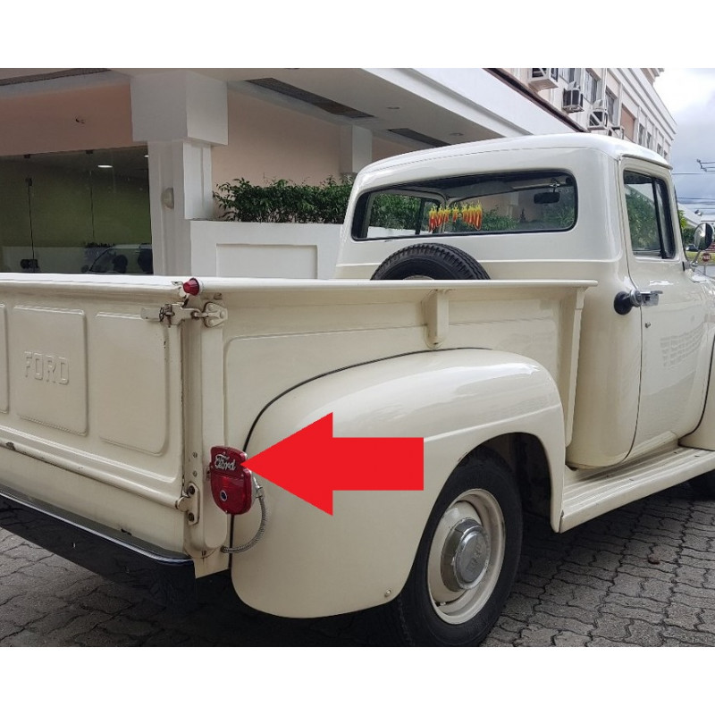 Emblema Ford da Lente da Lanterna F-100 53 à 71 Novo