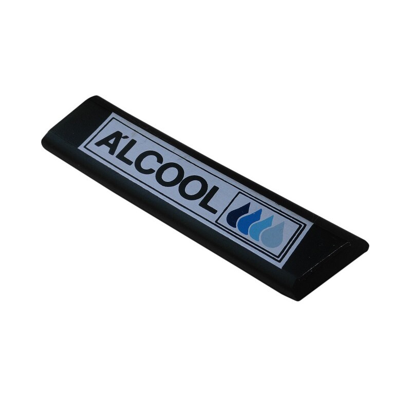 Emblema Álcool Friso Lateral Paralama Direito Del Rey e Scala Ouro e Prata 1982 a 1984 Original Novo