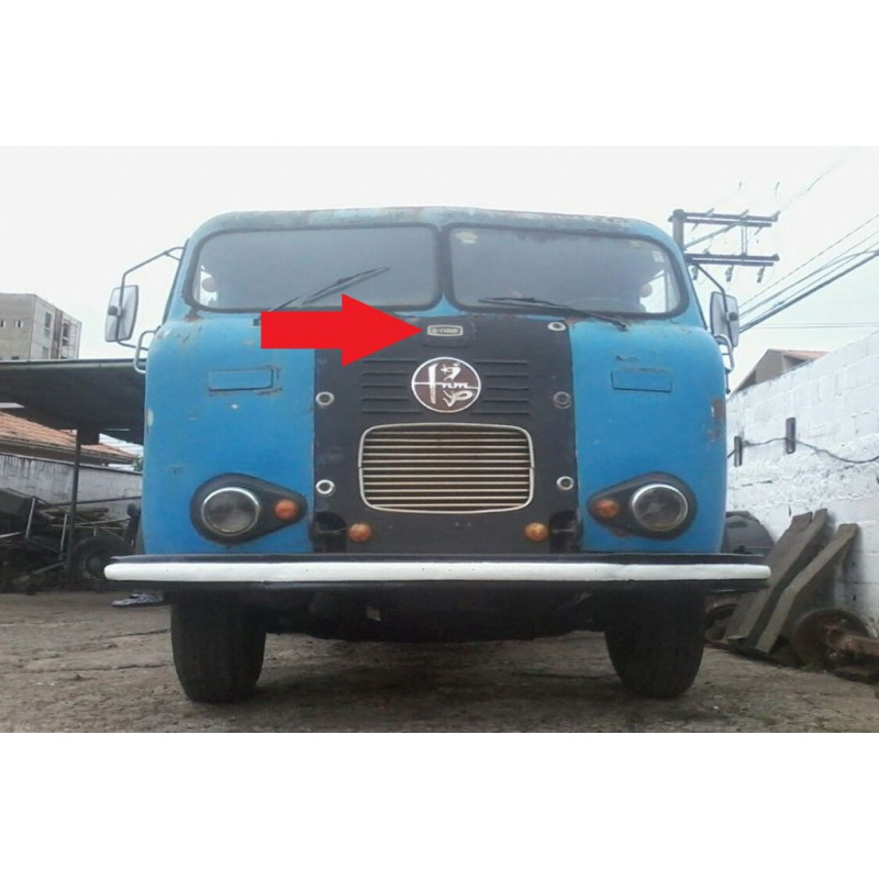 Emblema Frontal D-11000 Caminhão FNM Alfa Romeo Novo