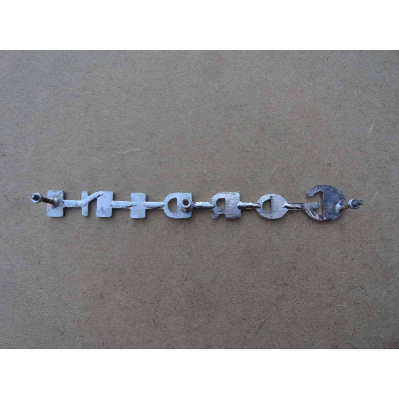 Emblema Lateral Gordini Cromado Fixação Parafuso