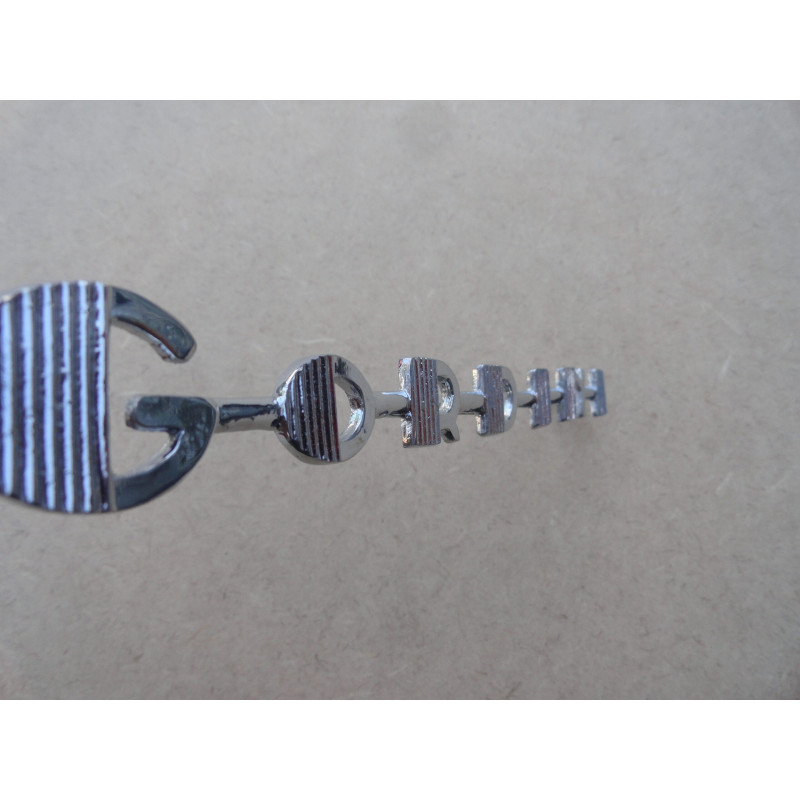 Emblema Lateral Gordini Cromado Fixação Parafuso