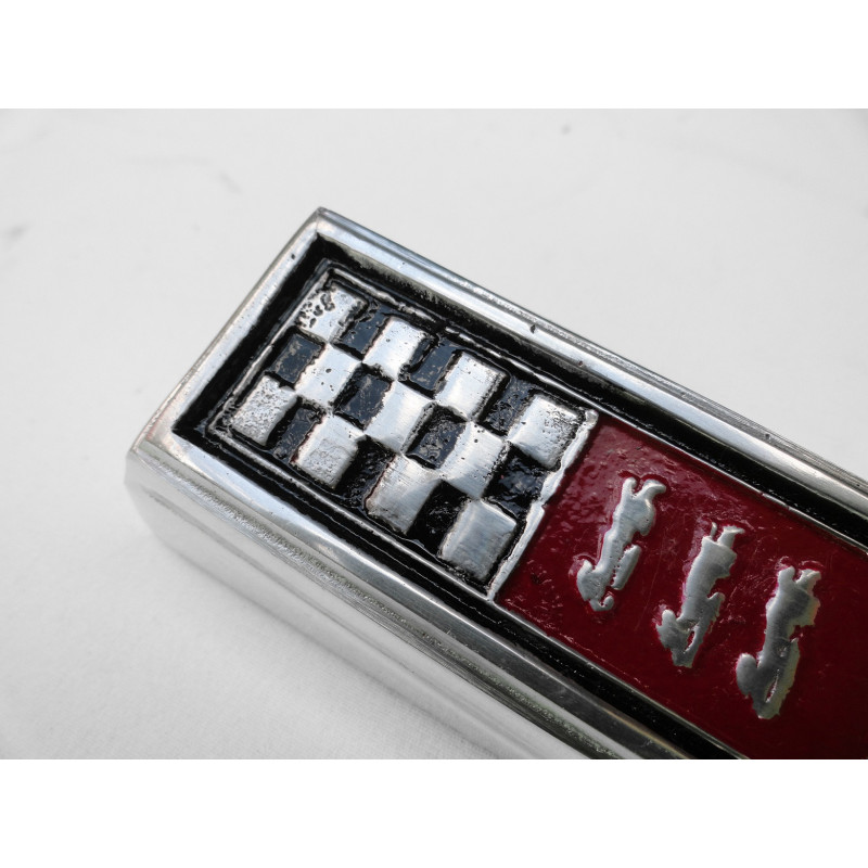 Emblema Grade Dianteira Corcel I Gt 1973 A 1977 Novo Cromado