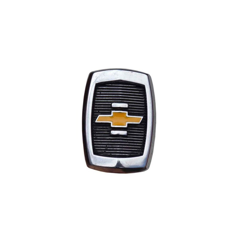 Emblema Capô Dianteiro Chevrolet Opala 1969 1970 Gravata Amarelo