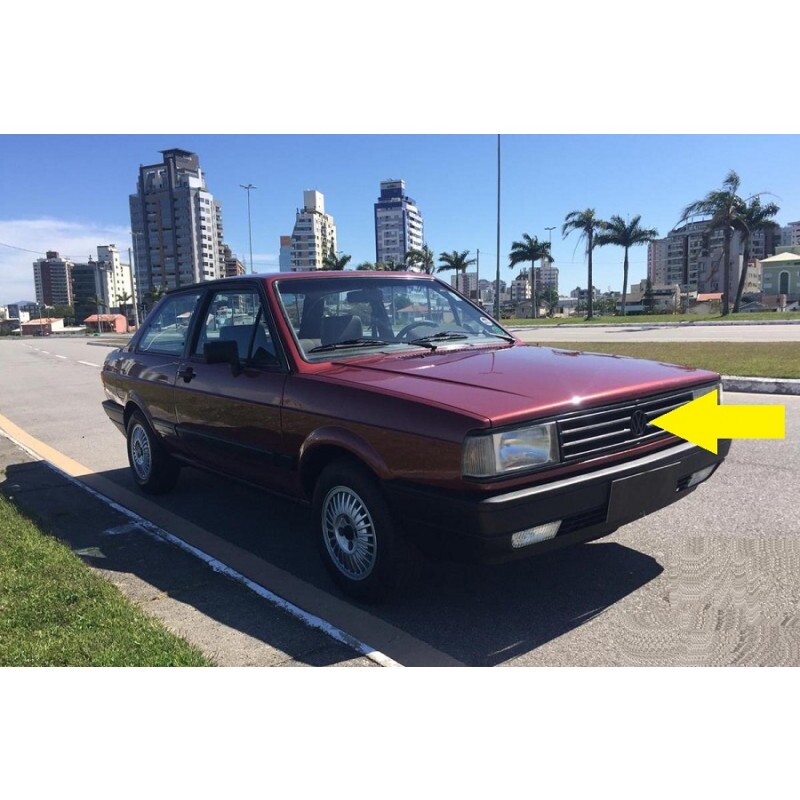 Emblema VW Grade Gol Voyage Parati Saveiro até 1990 Original Novo com Detalhe