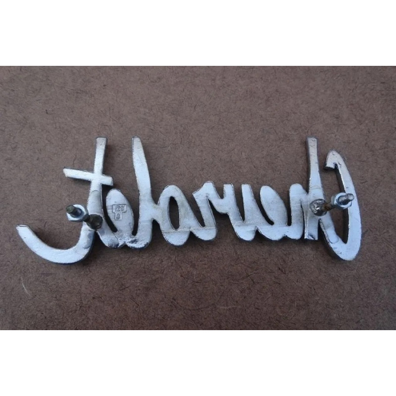 Emblema Chevrolet Grade Dianteira Opala 1971 1972 Gran Luxo e De Luxo