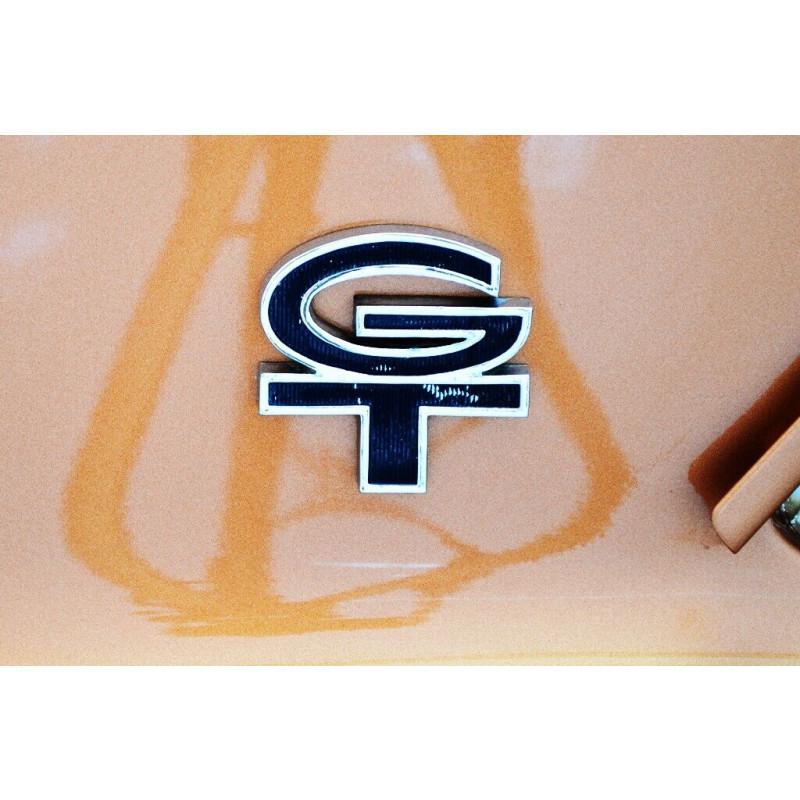 Emblema GT Coluna Lateral Traseira Corcel I GT 1973 a 1977
