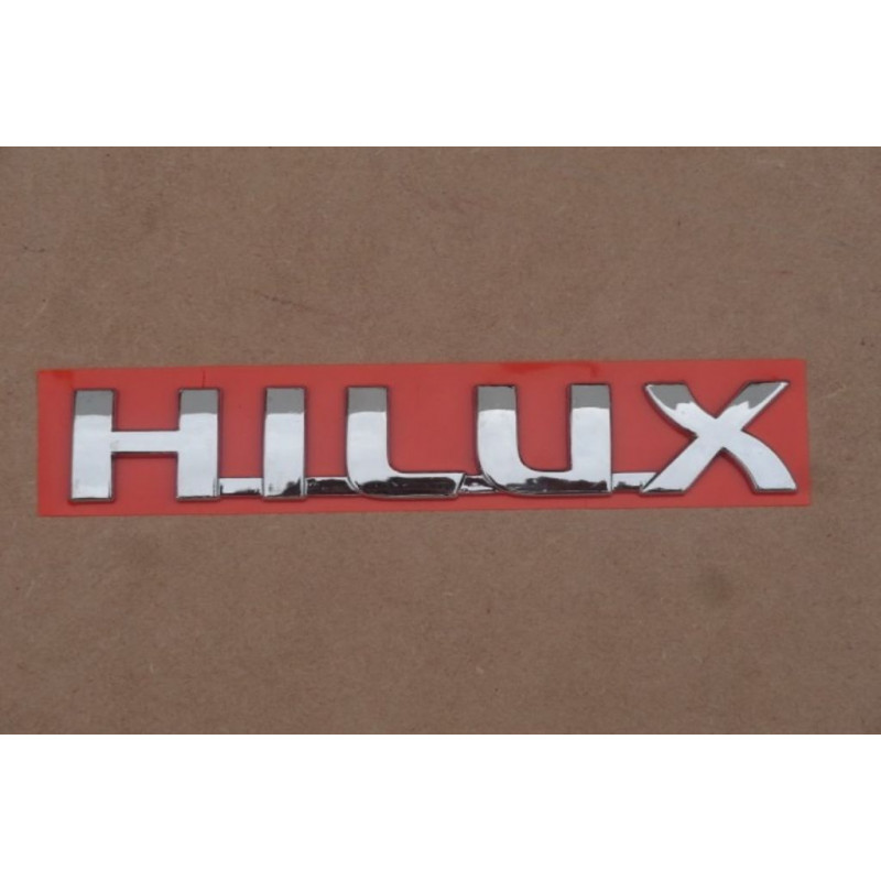 Emblema Hilux 3.0-TD Kit 2 Cromado Toyota 2002 á 2005