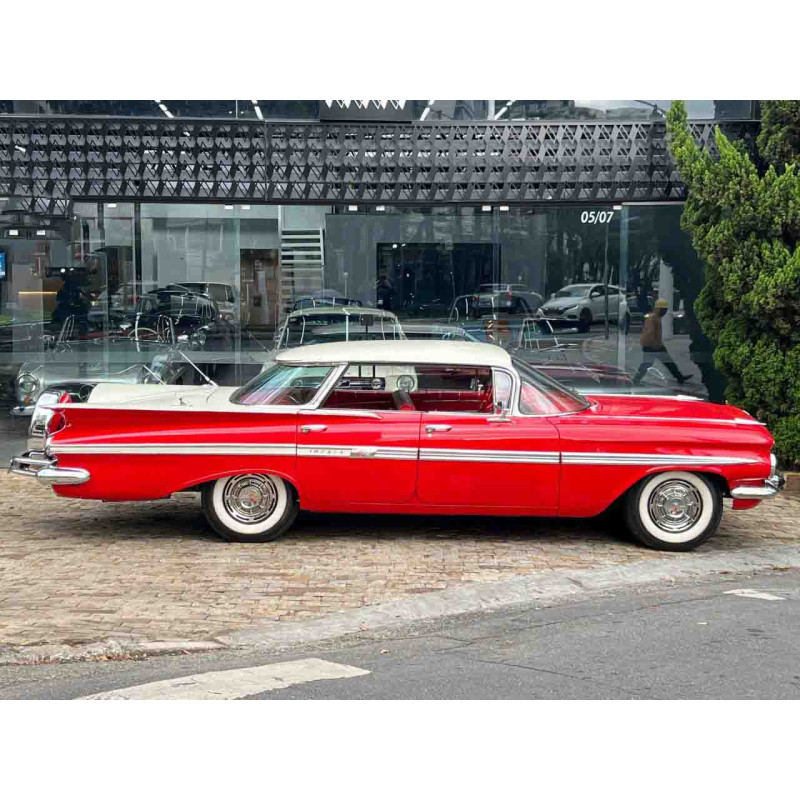 Emblema Lateral Impala 1959 Original Usado - Par Incompleto