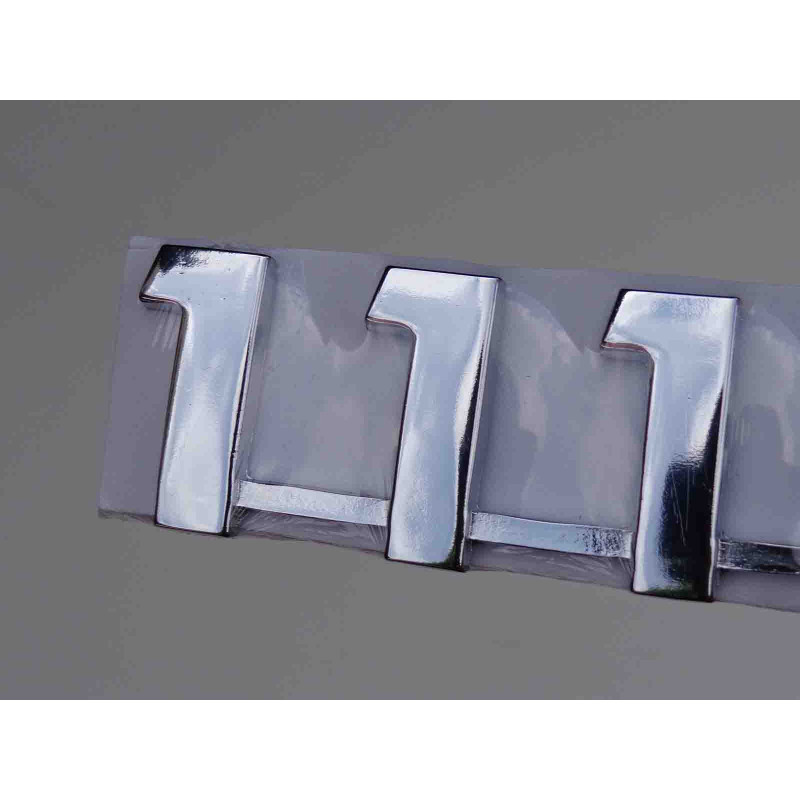 Emblema Caminhão Scania 1115 Jacaré Cromado Reprodução - Unitário