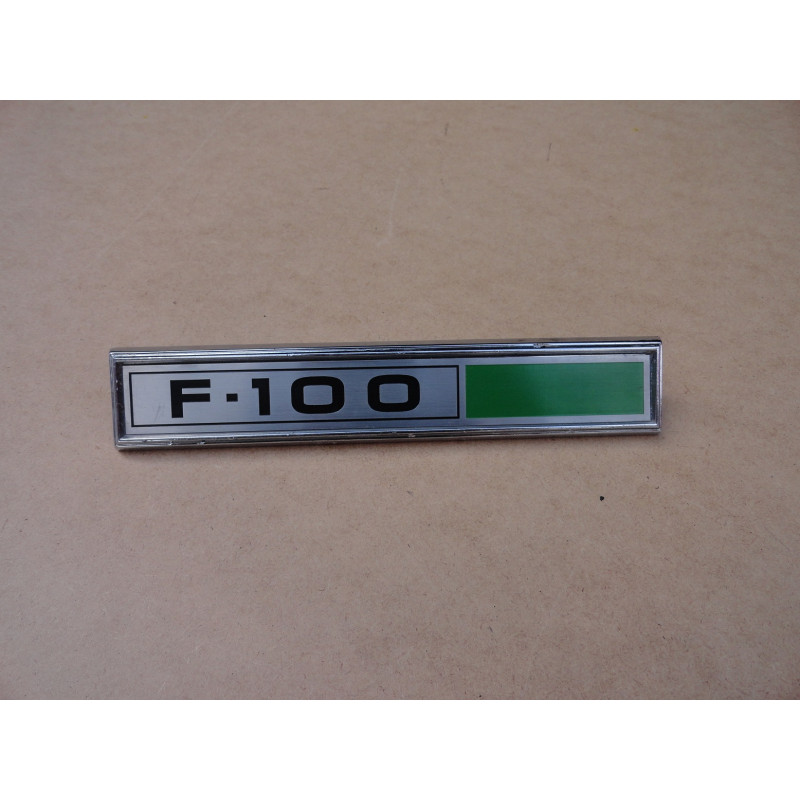 Emblema Lateral F-100 1980 A 1982 Original Usado Logo Reprodução