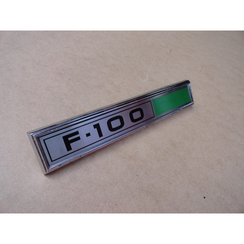 Emblema Lateral F-100 1980 A 1982 Original Usado Logo Reprodução