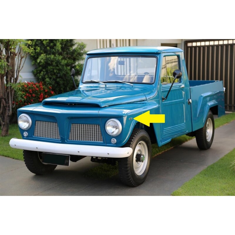 Emblema F-75 Paralama - Unitário