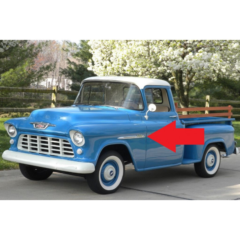 Emblema 3100 Lateral Esquerda Capô Marta Rocha 1955 Original