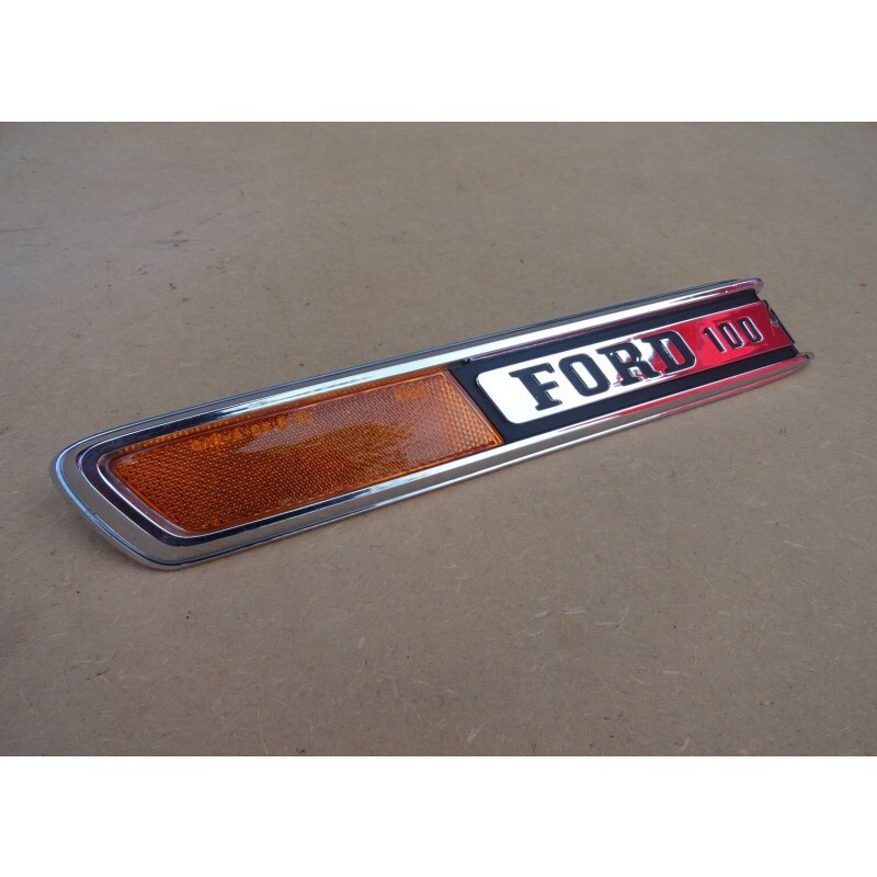 Emblema Lateral Capô F-100 72 à 79 Esquerdo Original Usado