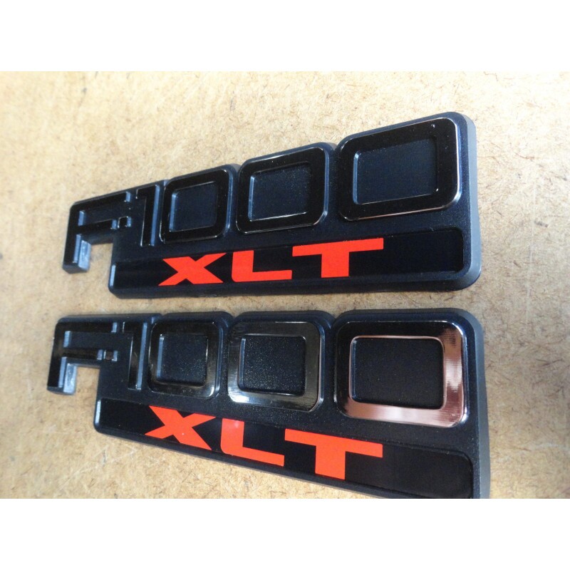 Emblema F-1000 XLT 1997 e 1998 Novo - Par