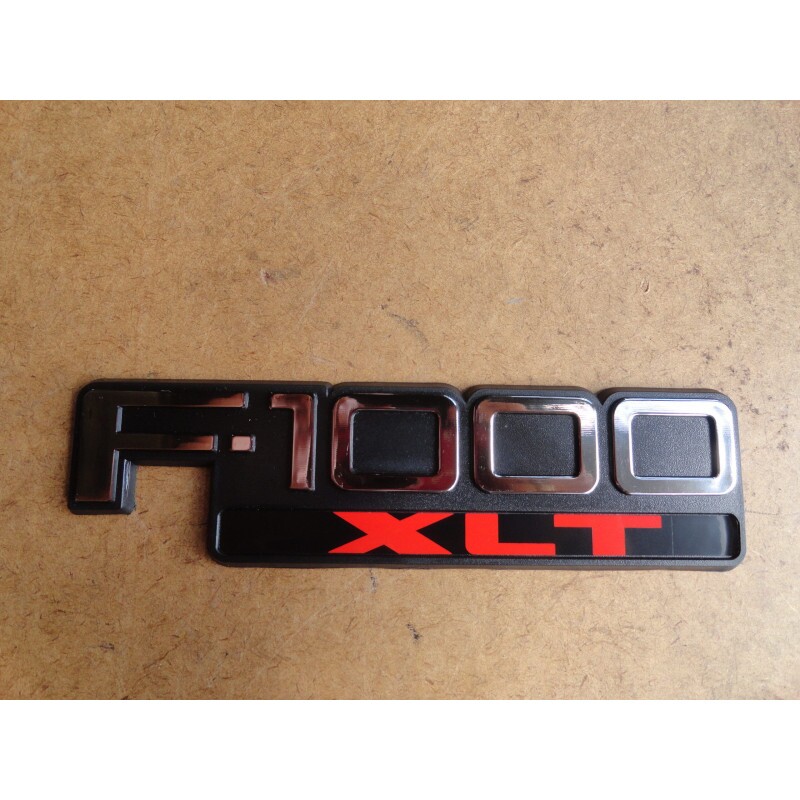 Emblema F-1000 XLT 1997 e 1998 Novo - Par