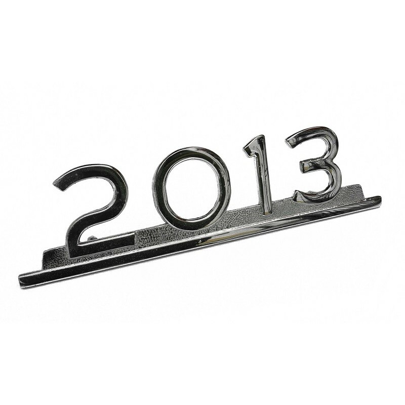 Emblema Lateral Capô Caminhão Mercedes 2013 Original Usado Par