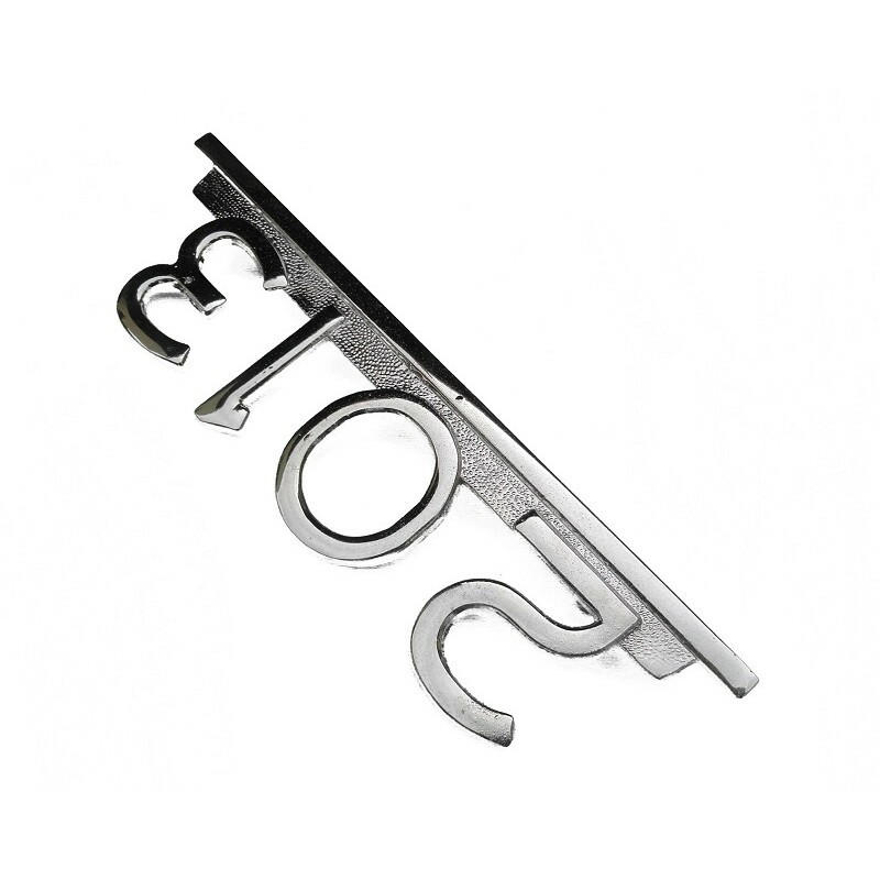 Emblema Lateral Capô Caminhão Mercedes 2013 Original Usado Par