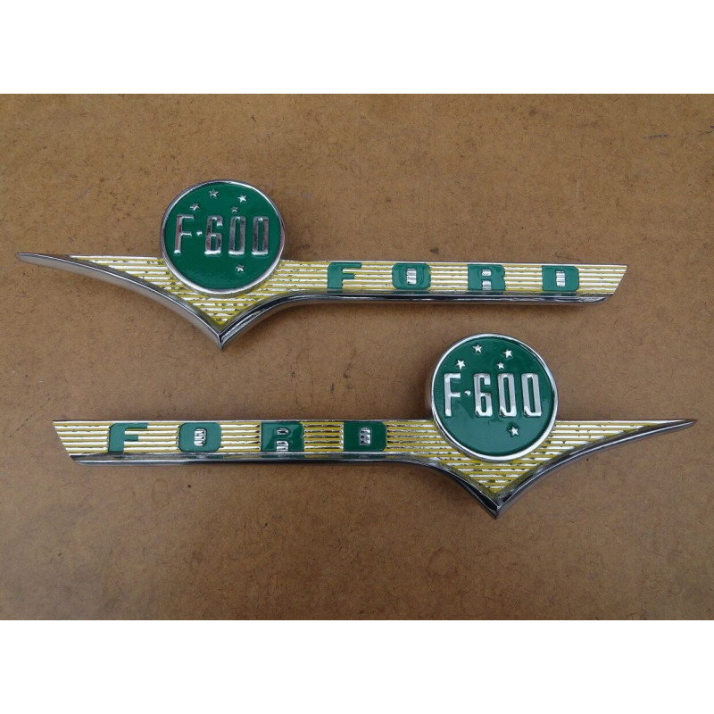 Emblema Lateral F-600 58 à 61 Original Usado - Par