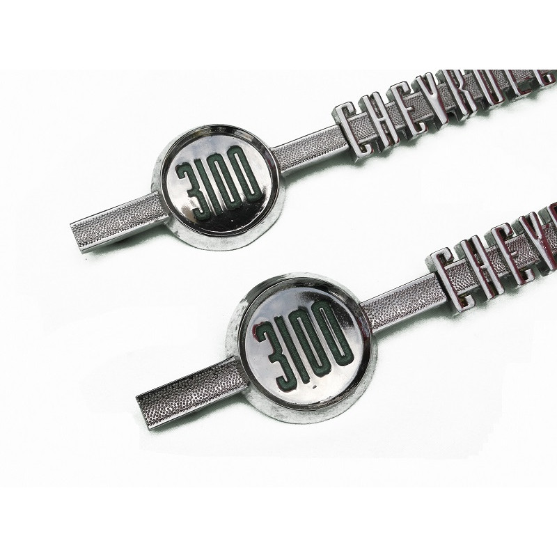 Emblema Lateral Paralama Chevrolet Brasil 3100 1958 a 1963 Par
