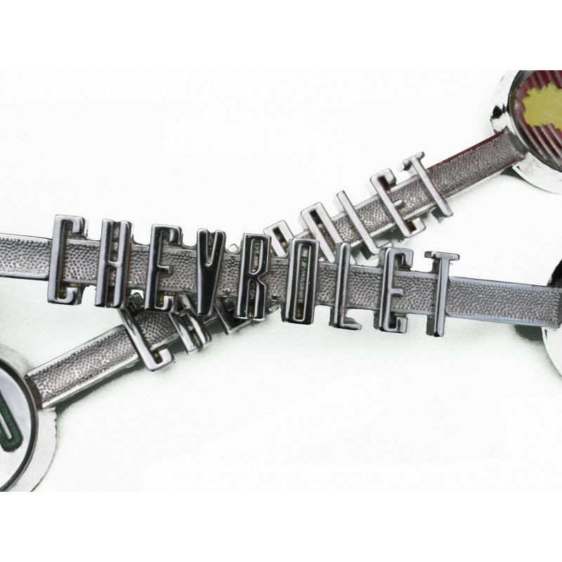 Emblema Lateral Paralama Chevrolet Brasil 3100 1958 a 1963 Par