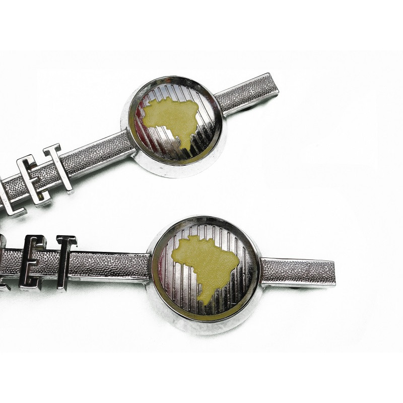 Emblema Lateral Paralama Chevrolet Brasil 3100 1958 a 1963 Par