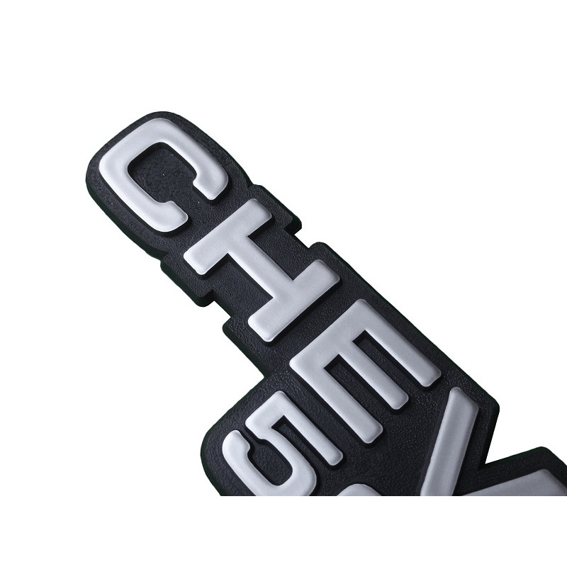 Emblema Lateral Paralama Dianteiro Chevy 500 Prata Plástico Unitário
