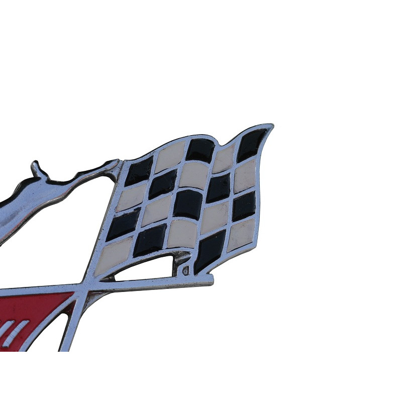 Emblema Bandeiras Lateral Traseira Impala 1961 Original GM Usado