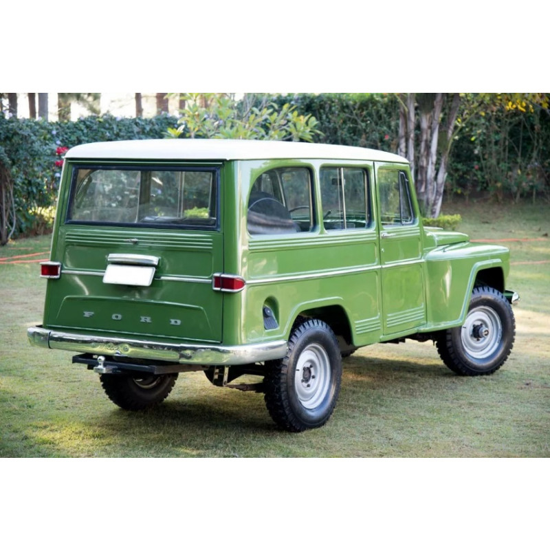 Emblema Ford Tampa Traseira Rural