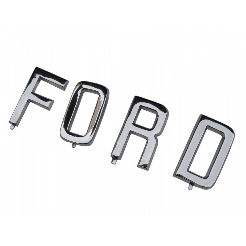 Emblema Ford Grade F-100 F-350 F-600 1965 a 1968 - Jogo