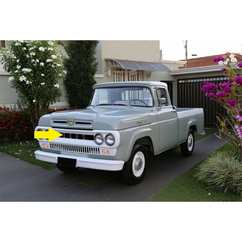 Emblema Ford Grade F-100 F-350 F-600 1965 a 1968 - Jogo