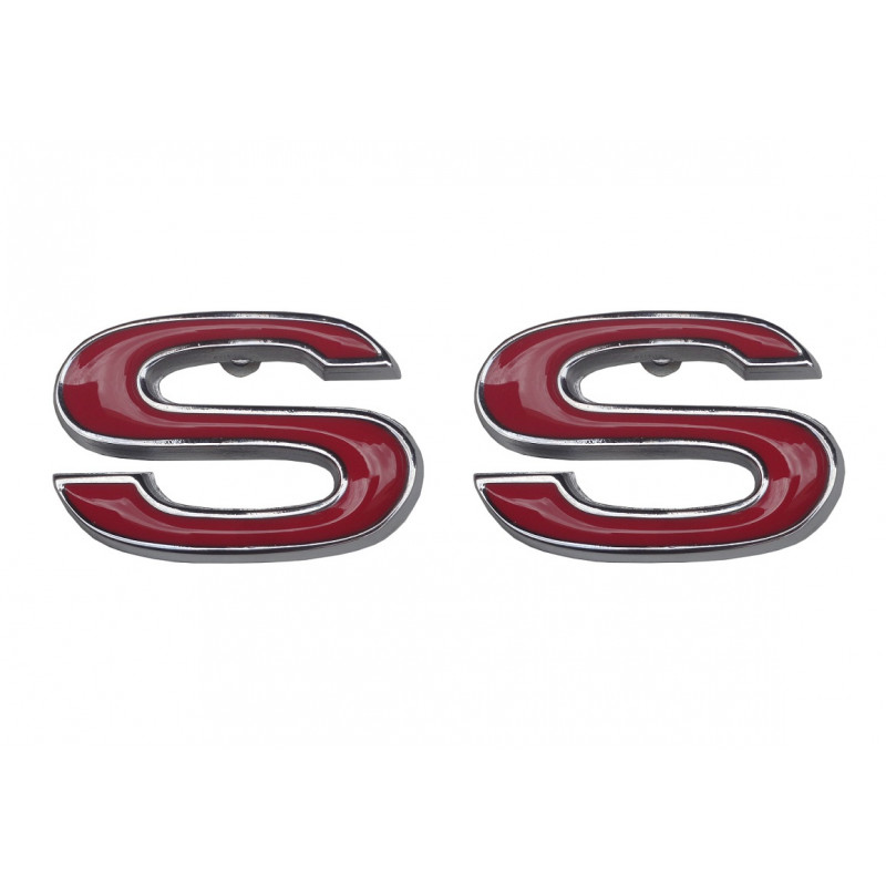 Emblema SS Chevrolet Opala SS - Par