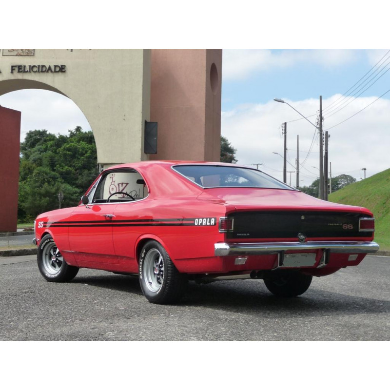 Emblema SS Chevrolet Opala SS - Par
