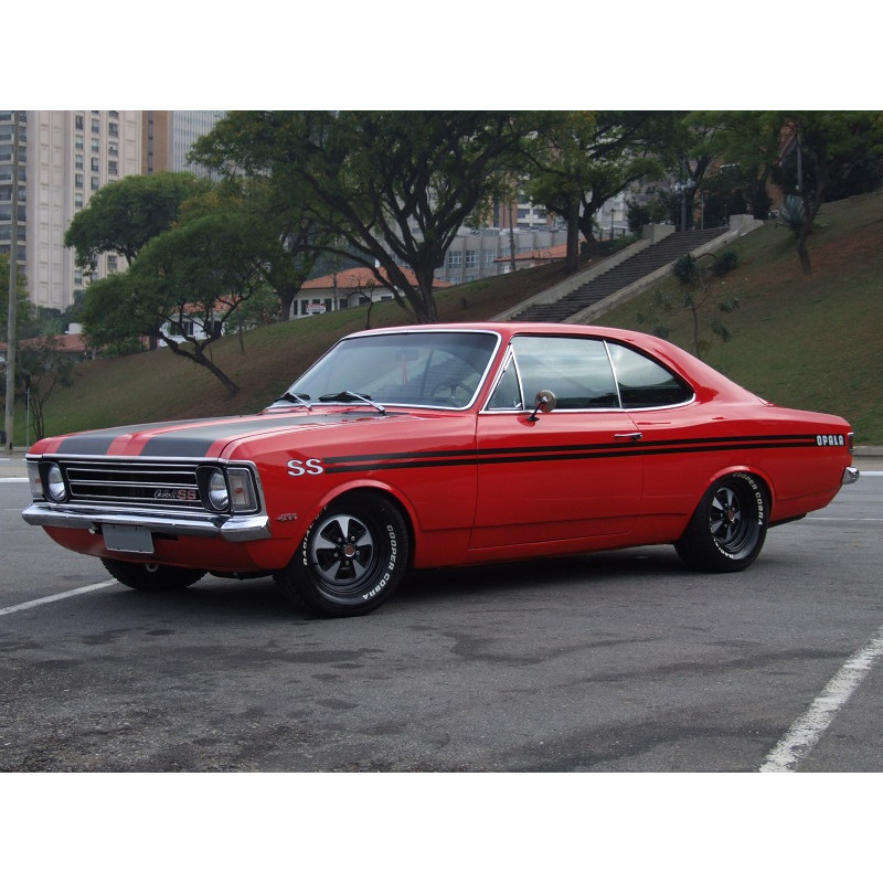 Emblema SS Chevrolet Opala SS - Par