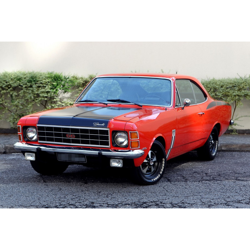 Emblema SS Chevrolet Opala SS - Par