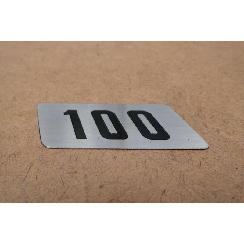 Emblema 100 do Logo Lateral Esquerdo do Capô F-100 1972 à 1979 Novo