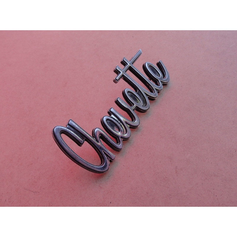 Emblema Manuscrito Chevette Capô e Traseira Original Usado