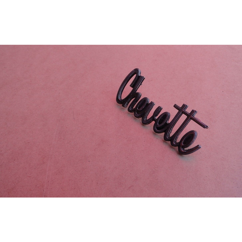 Emblema Manuscrito Chevette Capô e Traseira Original Usado