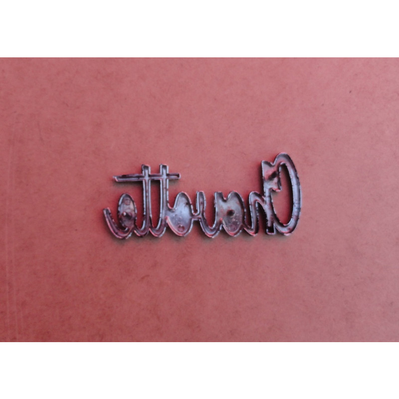 Emblema Manuscrito Chevette Capô e Traseira Original Usado