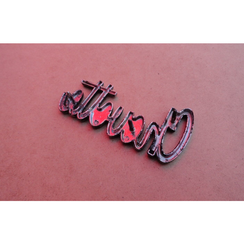 Emblema Manuscrito Chevette Capô e Traseira Original Usado