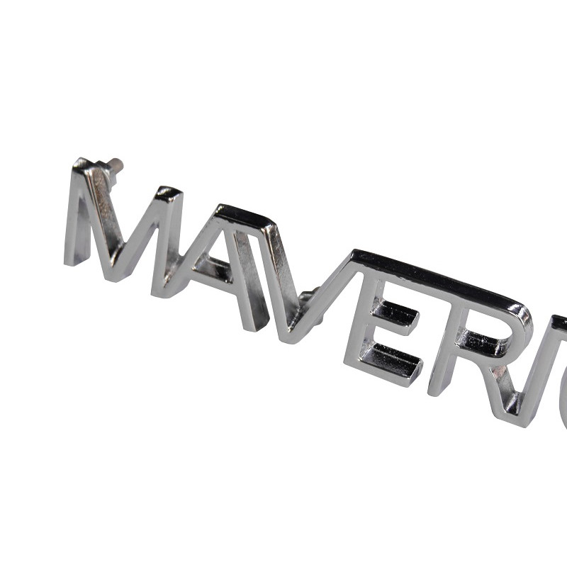 Emblema Lateral Ford Maverick Metal Cromado Parafuso Novo