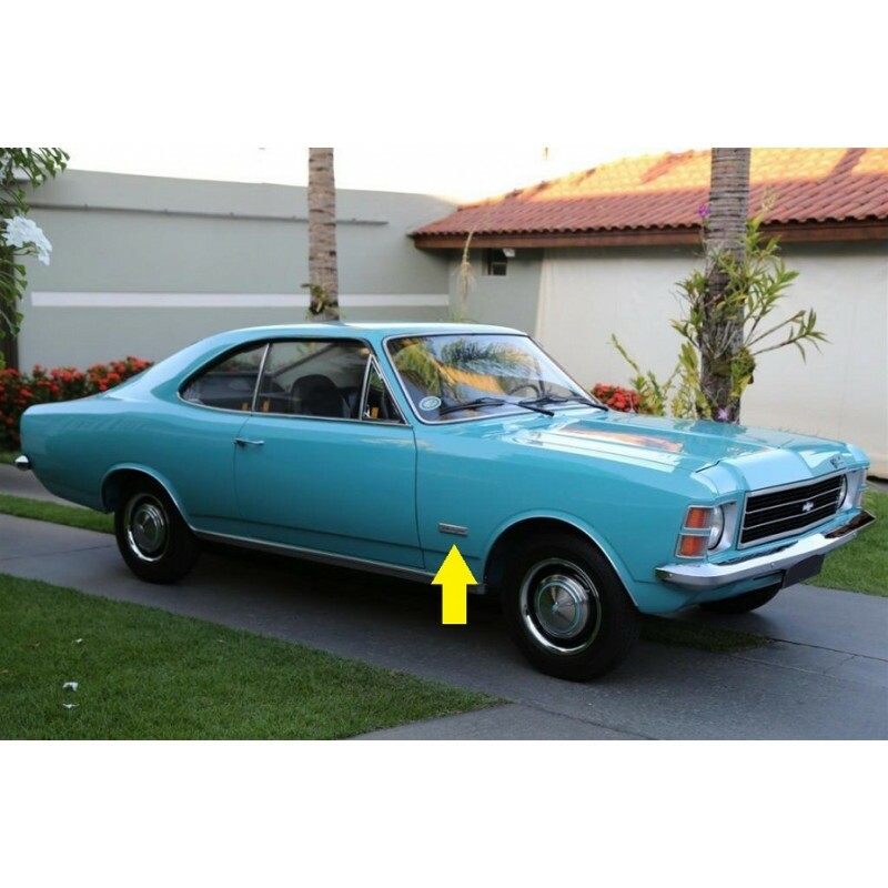 Emblema Opala de Luxo 1972 a 1978