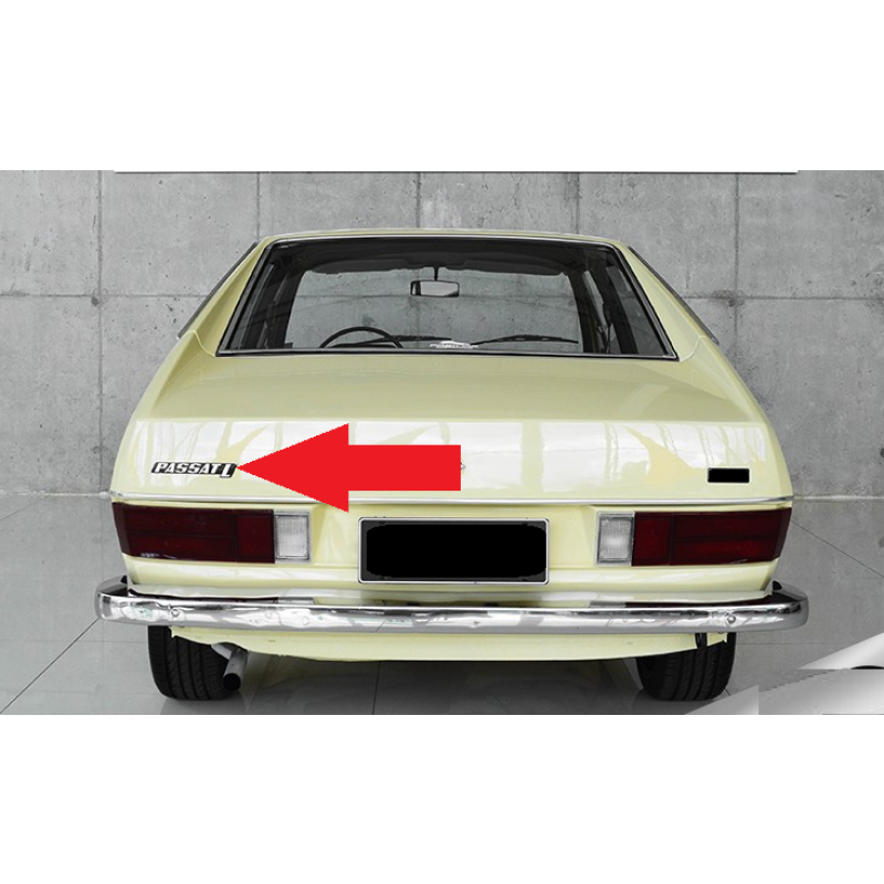 Emblema Tampa Traseira Passat L até 82 Original VW em Metal Novo