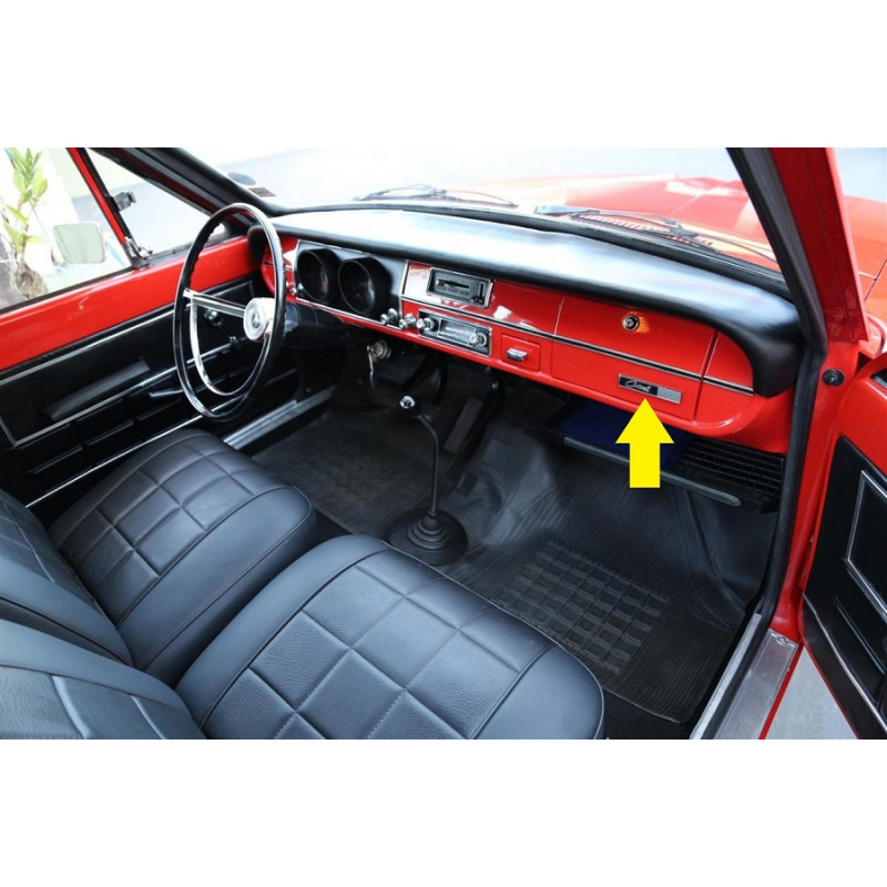 Emblema do Porta Luvas Corcel I Belina I até 1977 Novo Original