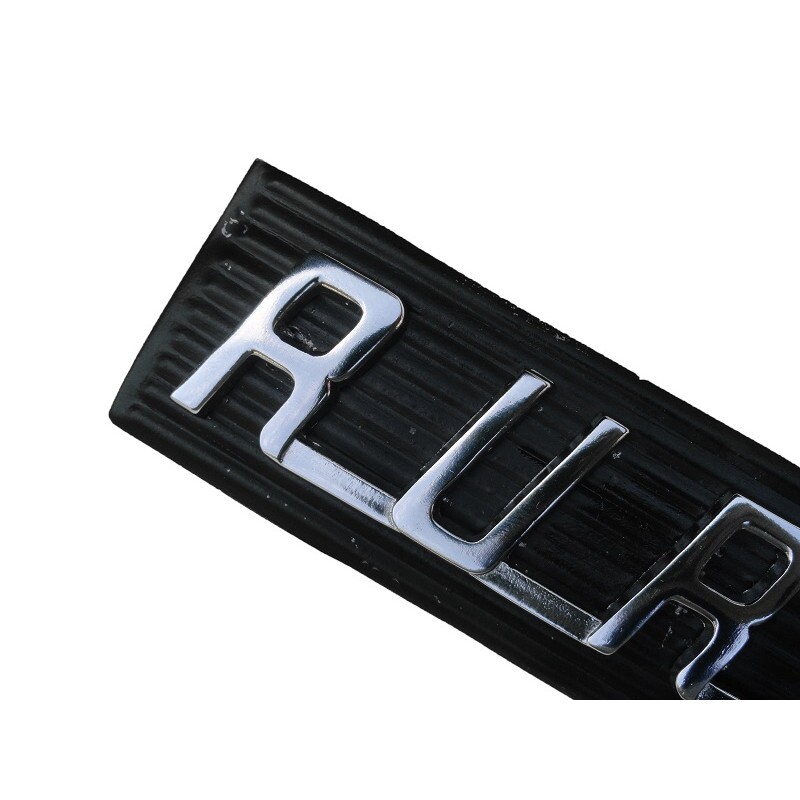 Emblema Rural da Grade Dianteira com Chapinha Suporte de Fixação - Par