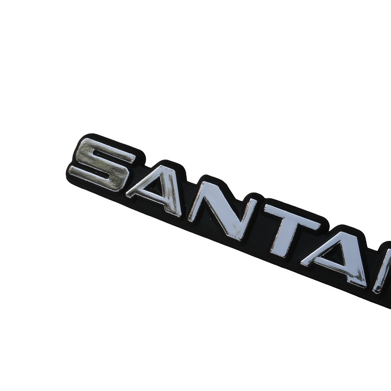 Emblema Santana CD do Painel Traseiro Santana CD até 1986 Novo Plástico
