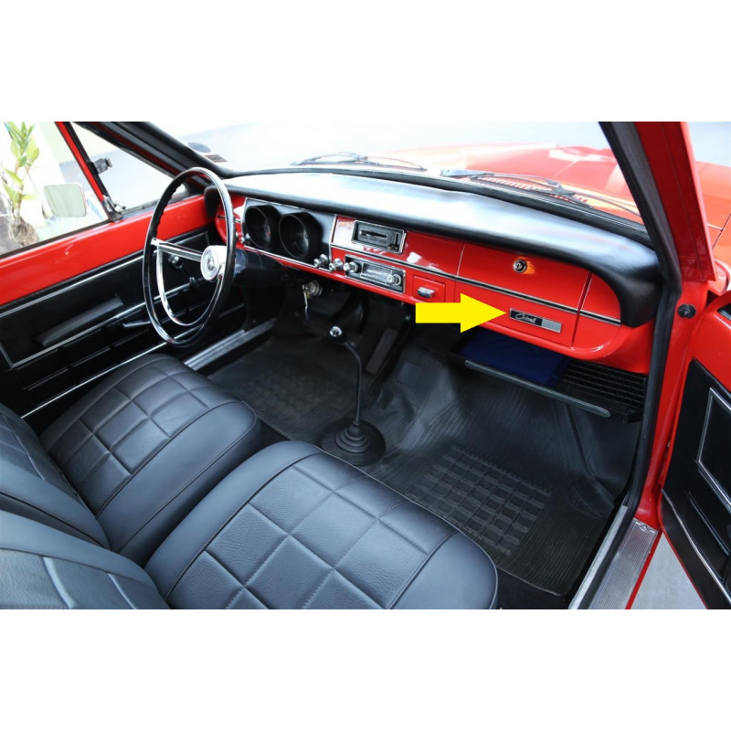 Emblema Tampa Porta Luvas Corcel Belina Luxo Até 1977 Original