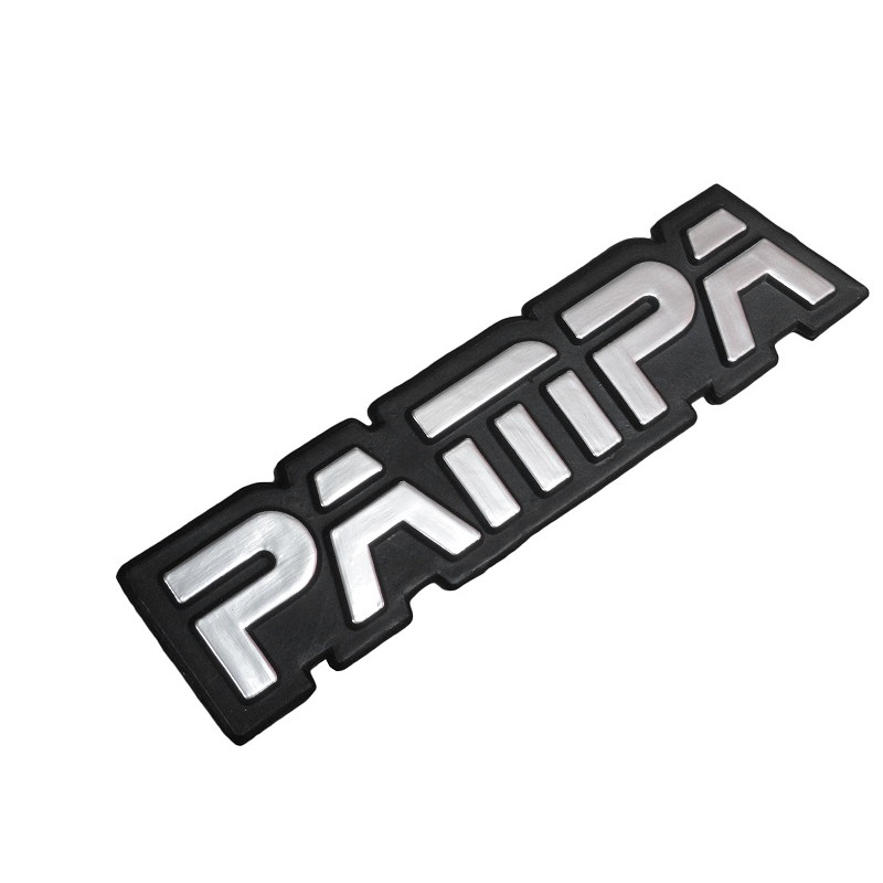 Emblema Letras Tampa Traseira Pampa após 1985 Prata Novo
