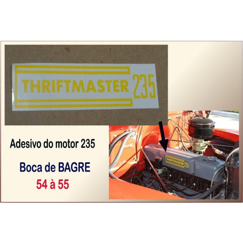 Emblema Adesivo Bagre 54 à 55