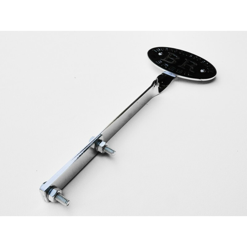 Emblema com Haste Touring Club do Brasil BR Brésil Preto e Prata Novo